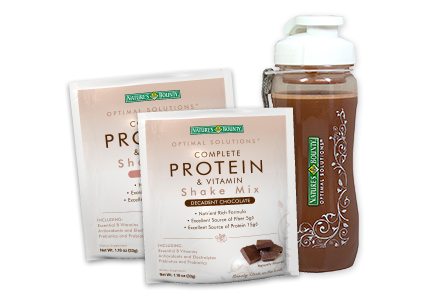 Free Optimal Solutions Shaker Bottle & Mix