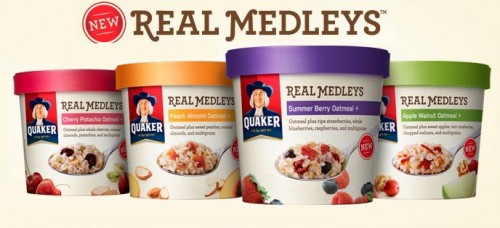 Free Quaker Real Medleys Oatmeal