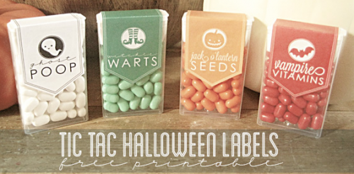 Halloween Tic Tacs