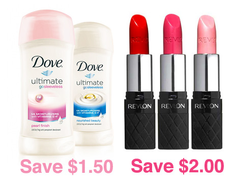 *HOT* New Coupons: $2.00 Revlon & $1.50 Dove