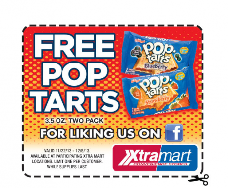 Free Poptarts at Xtra Mart 