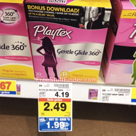 Free Playtex Tampons