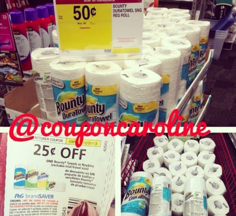 Deal: $0.25 Bounty Paper Towels at Staples