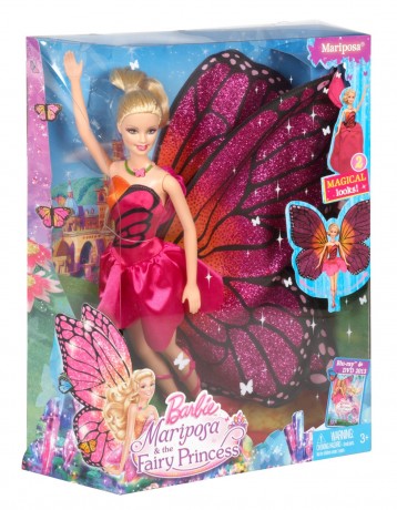 Deal: Barbie Mariposa & The Fairy Princess Doll $15 (Reg $27)