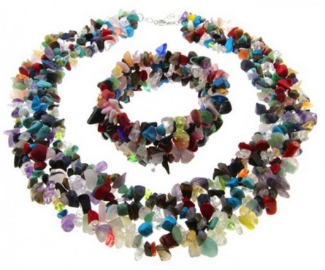 Deal: Natural Stone Necklace & Bracelet $14.99 (Reg $100)