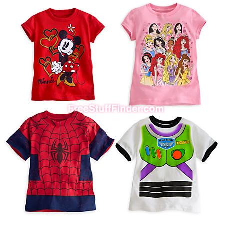 Deal: Disney Store Tees $8 + Free Shipping (Today Only)