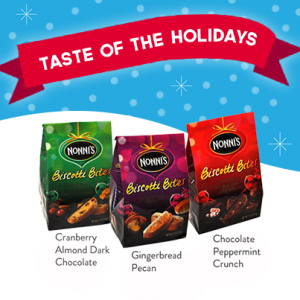Free Nonni’s Holiday Biscotti Bites Chocolate Giveaway