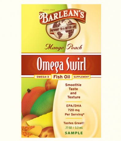 Free Sample Barlean's Omega Swirl Oil 