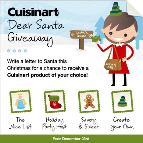 Free Cuisinart Dear Santa Giveaway