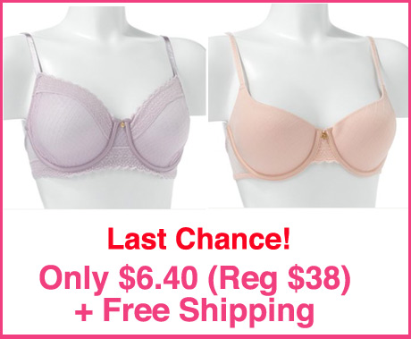 $6.40 JLo Bras at Kohls (Reg $38) + Free Shipping