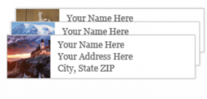 Free National Park Mailing Labels