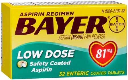 Deal: Bayer Low Dose Aspirin $0.49 at Walgreens