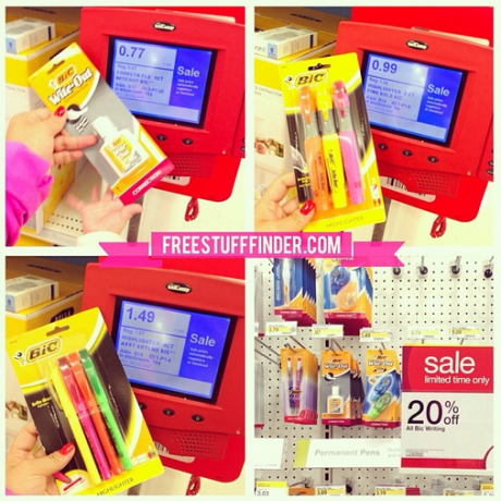 Free BIC Products at Target + Moneymaker