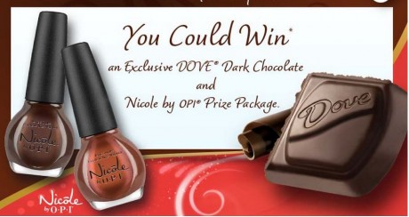 Free Dove Chocolate & OPI Nail Polish Giveaways