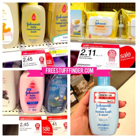 $0.34 Johnson's Baby Products at Target