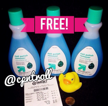 Free Up & Up Nail Polish Remover at Target