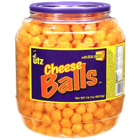 Free Utz Giant Barrel of Cheese Balls