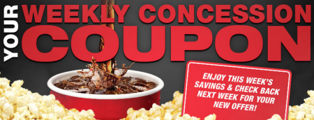$1 Cinemark Weekly Concession Coupon