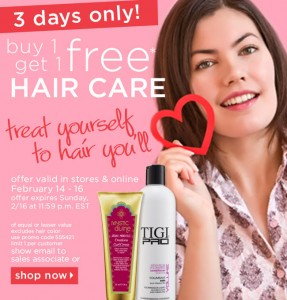 BOGO Free Hair Care