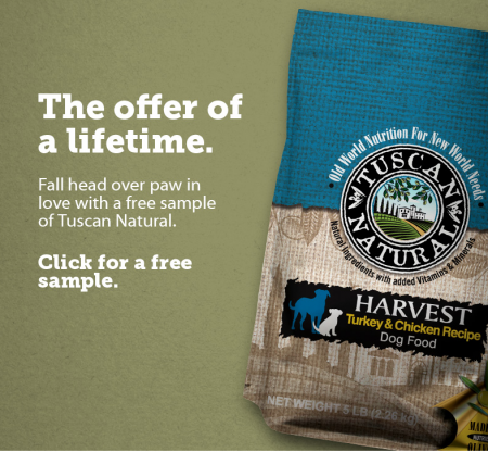 Free Sample Tuscan Natural Pet Food