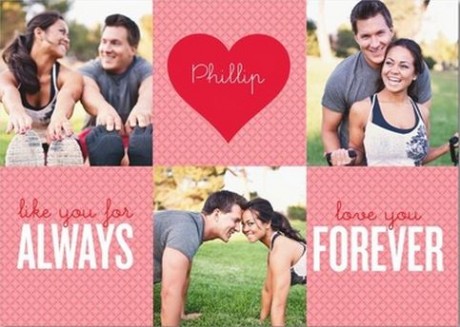 Free Personalized Valentine's Day Card + Free E-Card