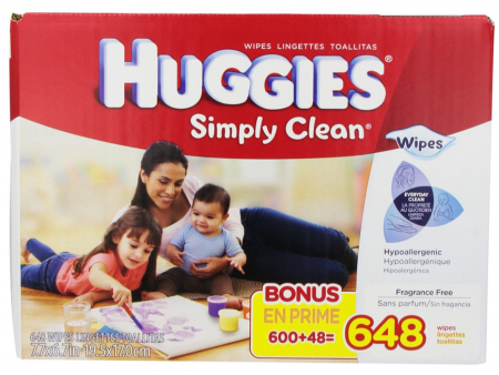 *HOT* Huggies Baby Wipes 648 Count for $11.93 + Free Shipping