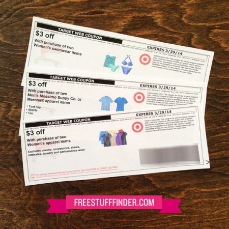 *HOT* New $3 off Target Apparel Coupons