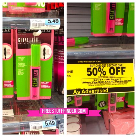 *HOT* Maybelline Great Lash Mascara $1.49 at Rite Aid