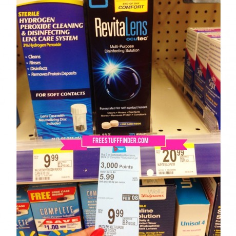 Deal: $1.49 Revitalens Contact Solution at Walgreens