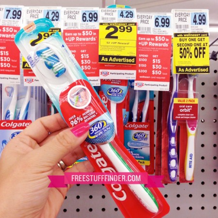 $0.24 Colgate 360 Toothbrushes at Rite Aid