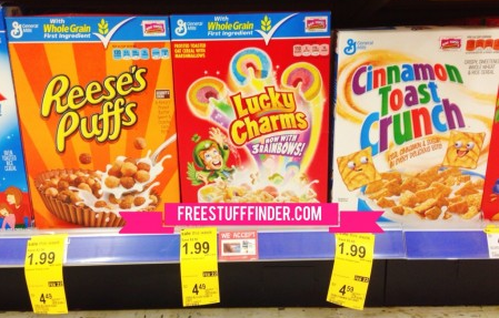 Deal: General Mills Cereal $0.99 at Walgreens