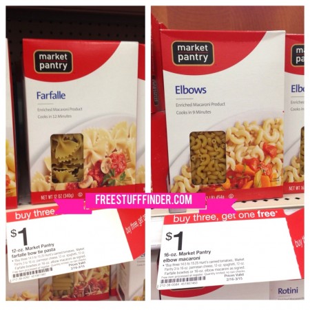 Target Pasta Promo
