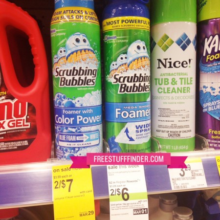 $0.50 Scrubbing Bubbles Shower Cleaner (Walgreens)