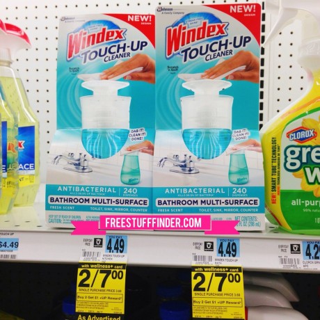 Deal: Windex Touch-Up Cleaner $0.75 at Rite Aid