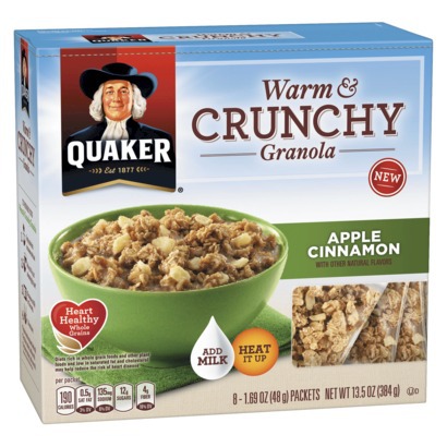 *HOT* High Value Coupon: $1.50 Off Quaker Warm & Crunchy