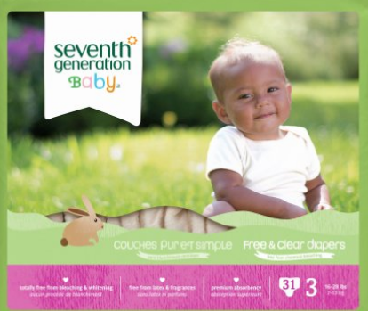 Deal: Seventh Generation Diapers $4 at Amazon