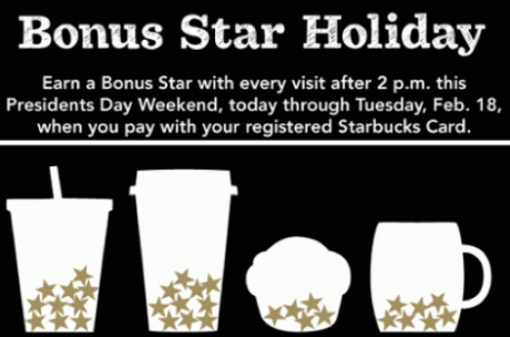 Bonus Stars for My Starbucks Rewards Members