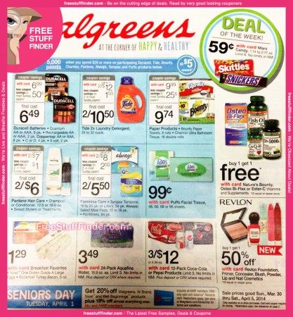 Walgreens Ads Preview Week 03/30 (Large)