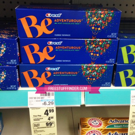 Free Crest Be Toothpaste at CVS (Week 3/16)