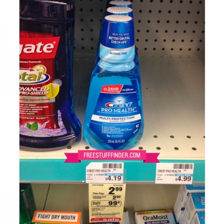 $0.24 Crest Pro-Health Rinse at CVS