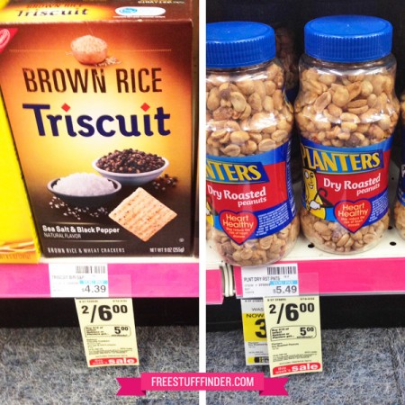 $1.00 Triscuit & Planters Peanuts at CVS
