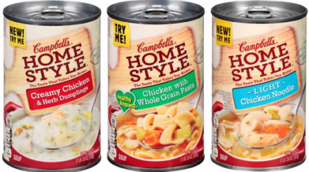 $0.50 Campbell’s Homestyle Soups at Safeway & Affiliates