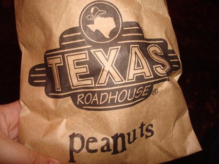 Free Texas Roadhouse Peanuts at Thorntons