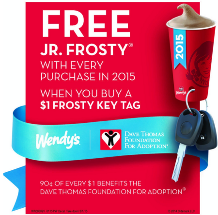 Free Frosty Treats all Year at Wendy's with $1 Donation