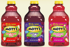 New Mott's Fruit Punch Rush Juice Coupon