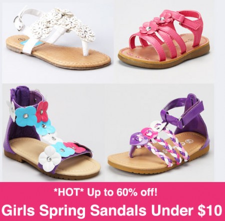 *Hot* Girls Sandals Under $10