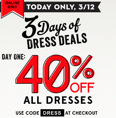 Old Navy Dresses as Low As $7! (3/12 Only)