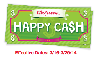 Happy Cash at Walgreens (Starting 3/16)