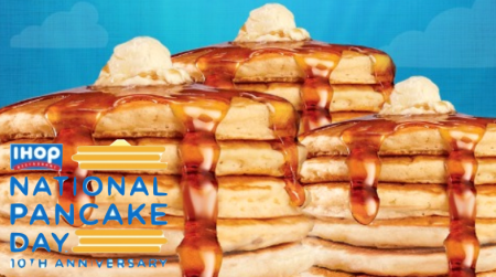 Free Stack of Pancakes at IHOP (Today Only)
