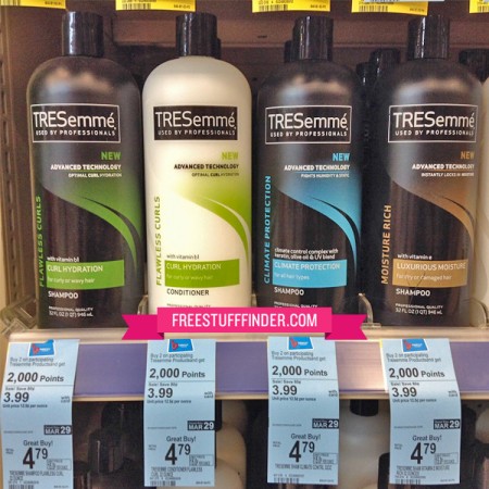 $0.99 TRESemme Shampoo and Conditioner at Walgreens